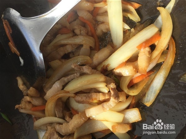 芹菜炒肉丝家常版