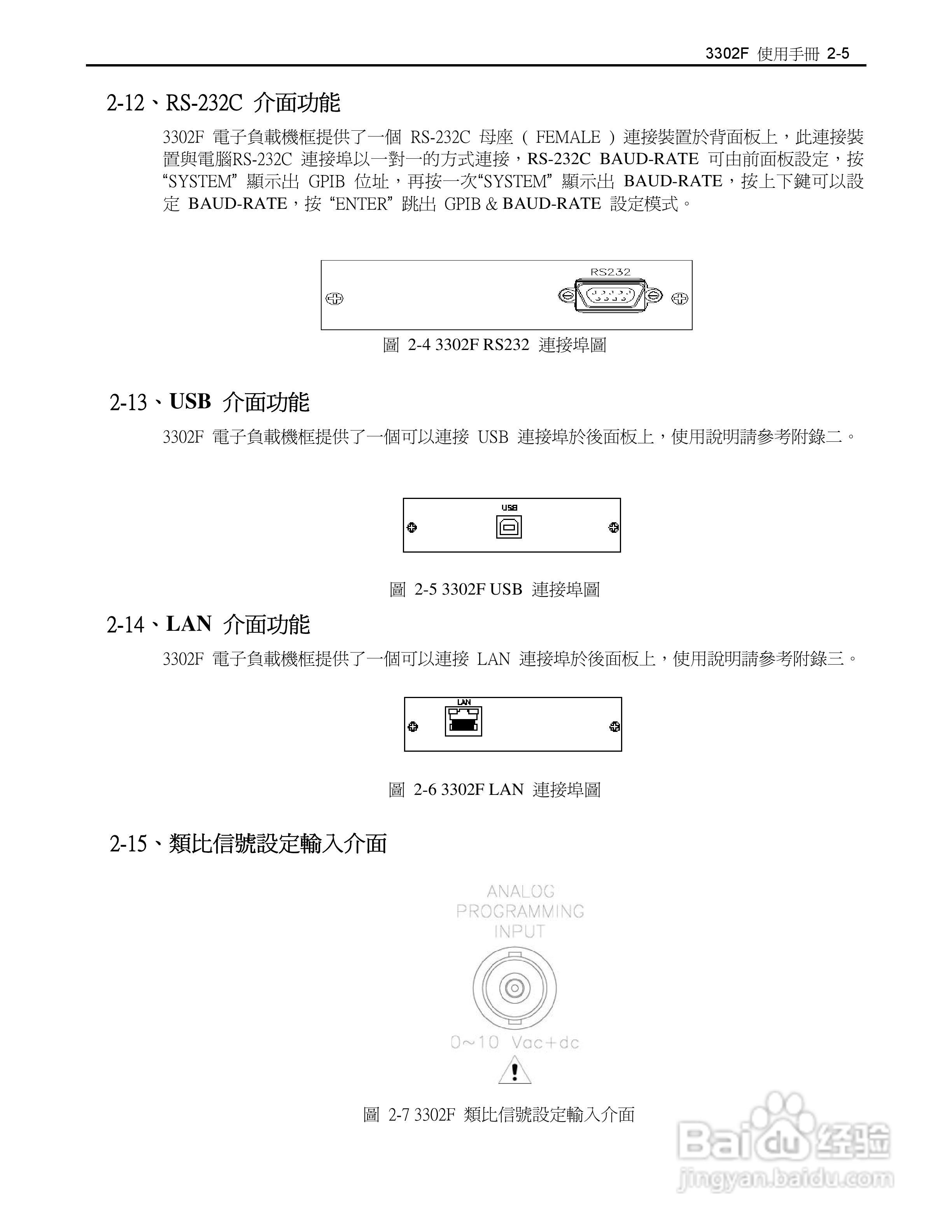 博计3302F单模组电子负载机框使用手册:[2]