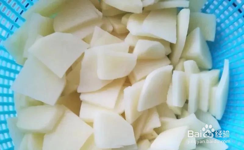 五花肉炒土豆片的做法