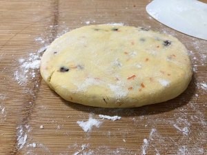 椰子油橙香蔓越莓司康的做法