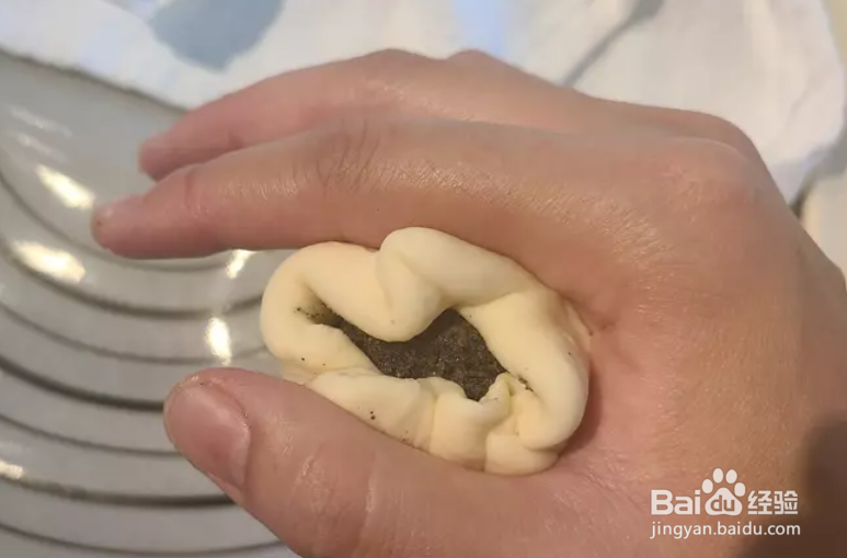 教你做香菇芝麻包