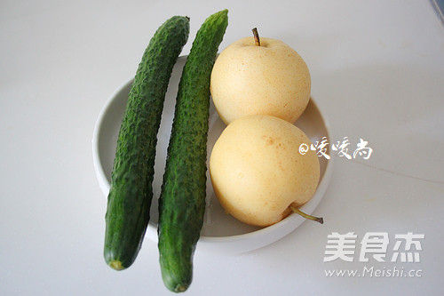 雪梨黄瓜汁的做法