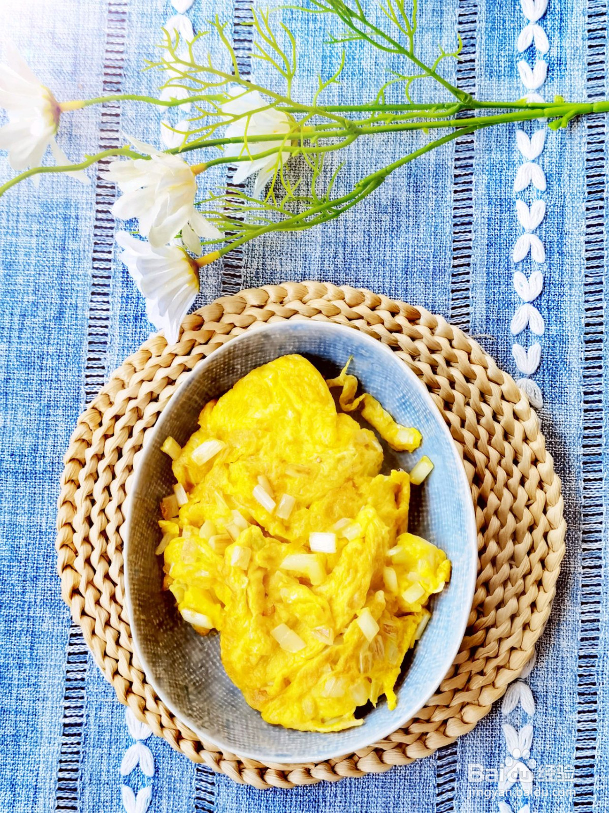 韭黄炒滑蛋的做法