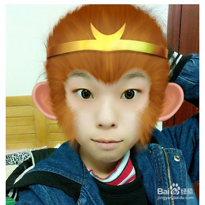 如何将照片弄成“大圣妆”