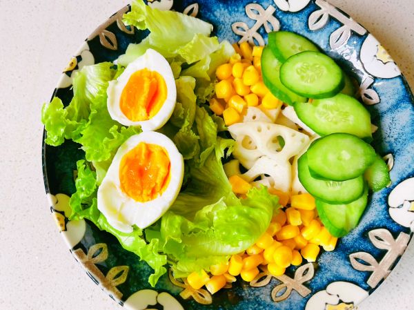 丘比汁三文鱼蔬菜