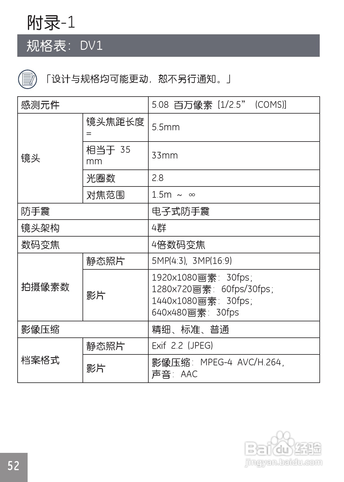GE通用DV1数码相机说明书:[6]