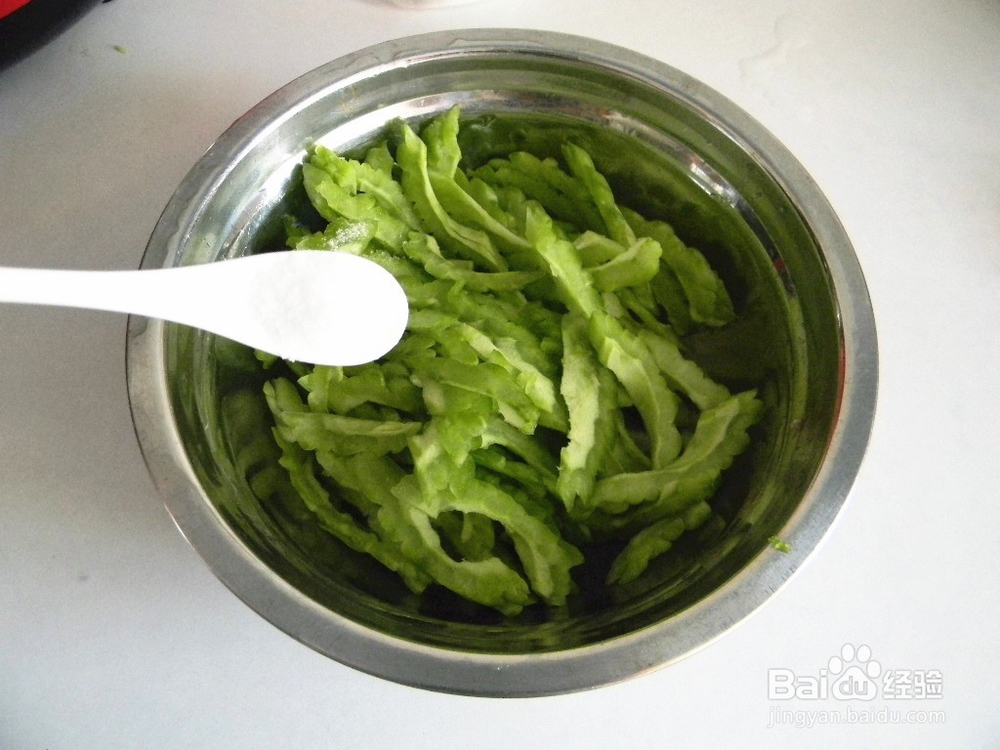 家常美味——苦瓜肉丝