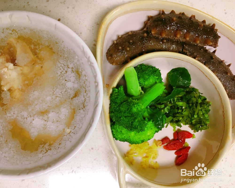 奶奶教你做海参小米粥