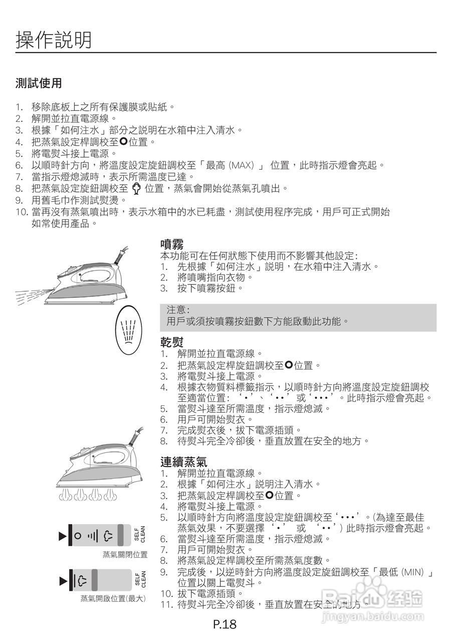 德国宝rt-3185蒸汽电熨斗使用说明书:[2]