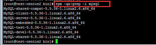 <b>linux系统卸载MYSQL</b>