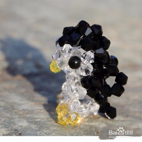 串珠企鹅教程图解