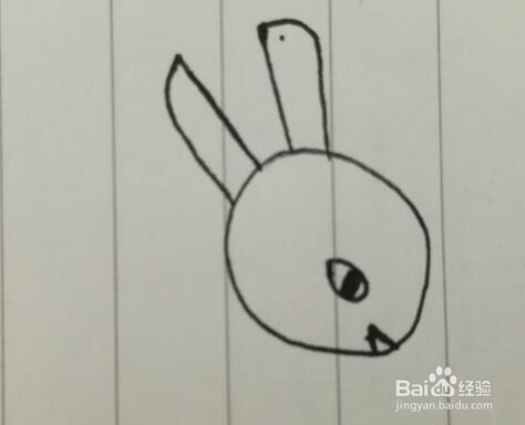 如何画一只小兔