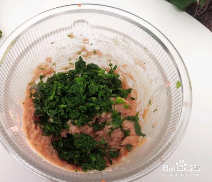 荠菜馄饨的做法