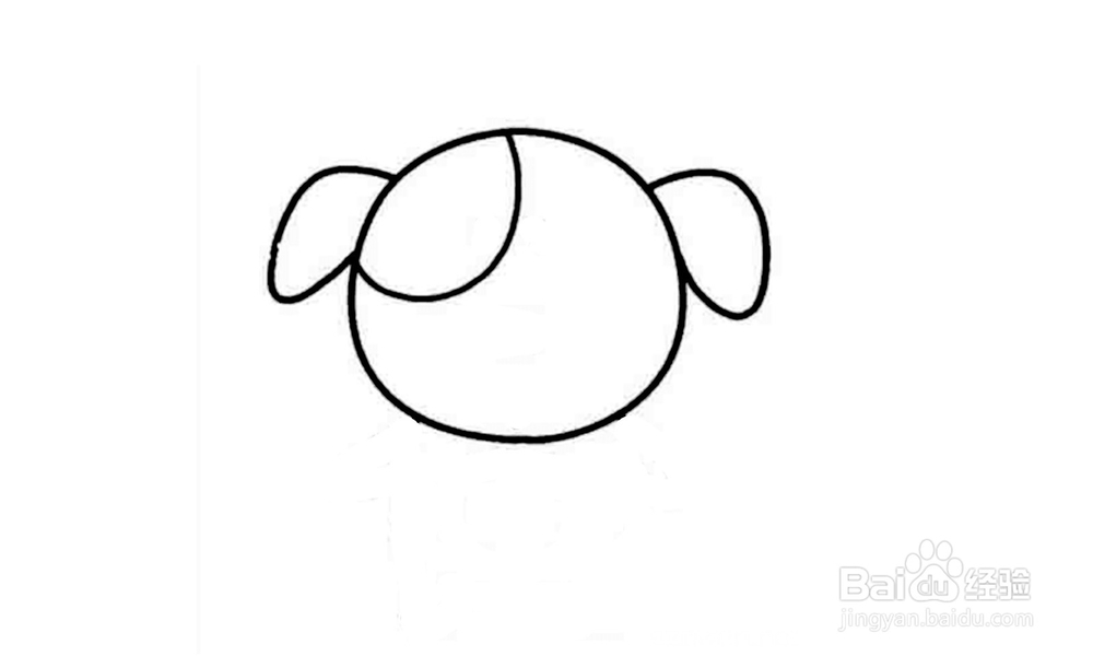 如何画出一个狗头?