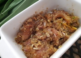 简单的香兰叶鸡