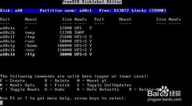 FreeBSD 6.2 安装教程