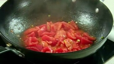 美食之西红柿鸡蛋面片汤