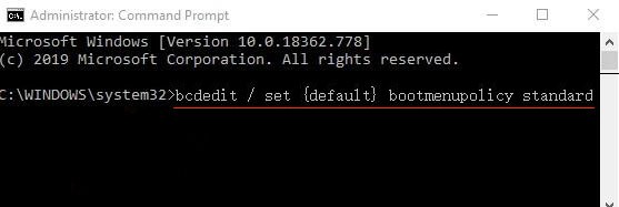 修复Windows 10F8在(进入安全模式)不起作用