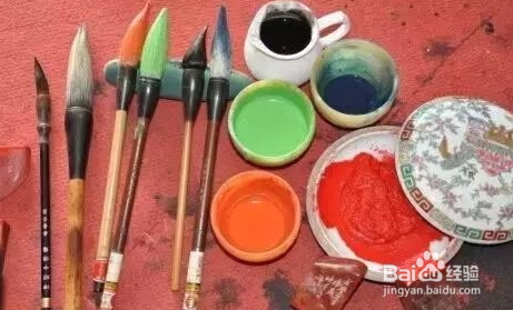 国画颜色青莲怎么调