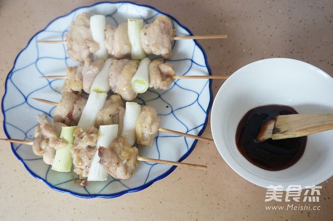 照烧京葱鸡肉串