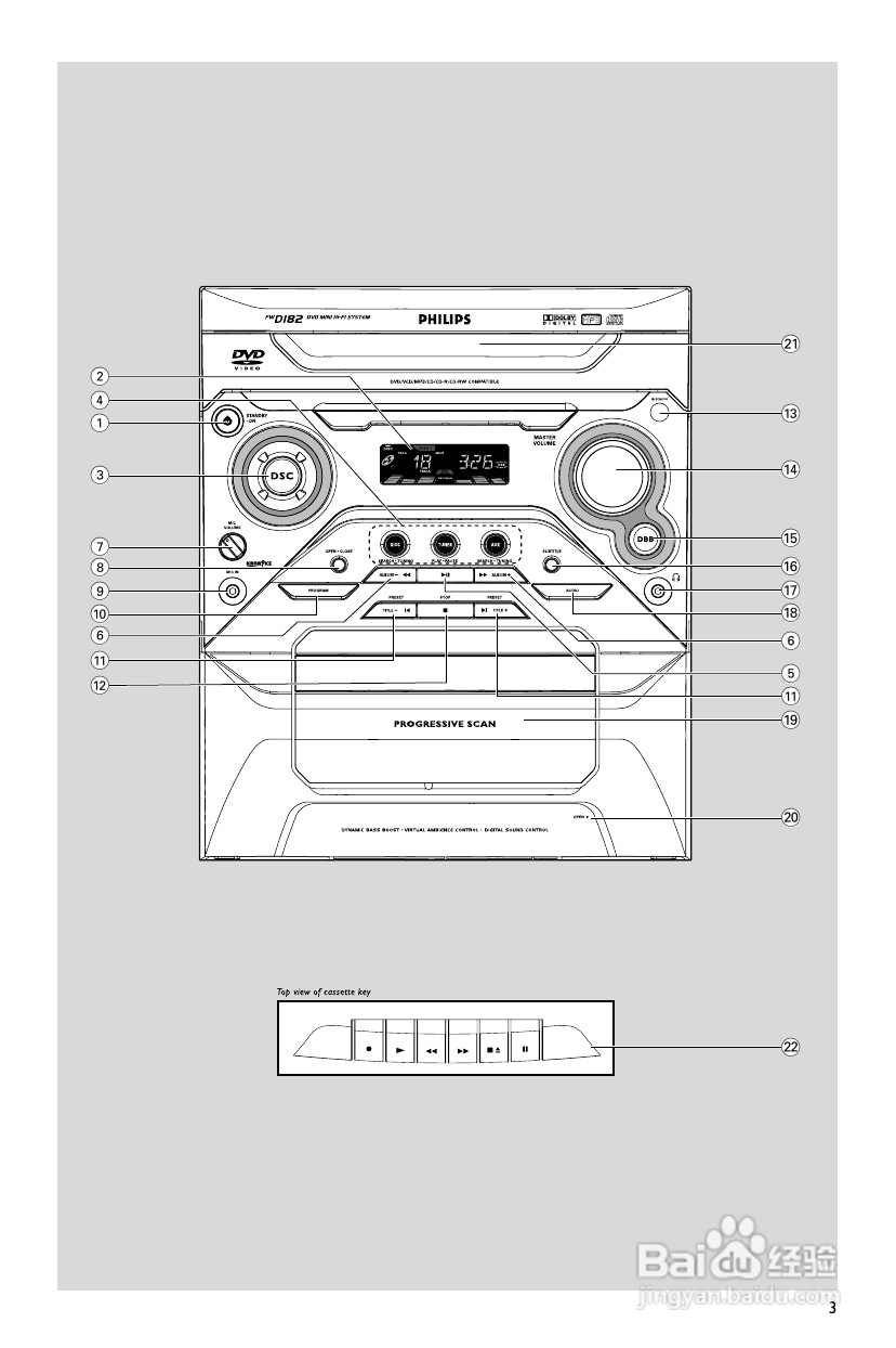 PHILIPS FWD182音响使用说明书:[1]