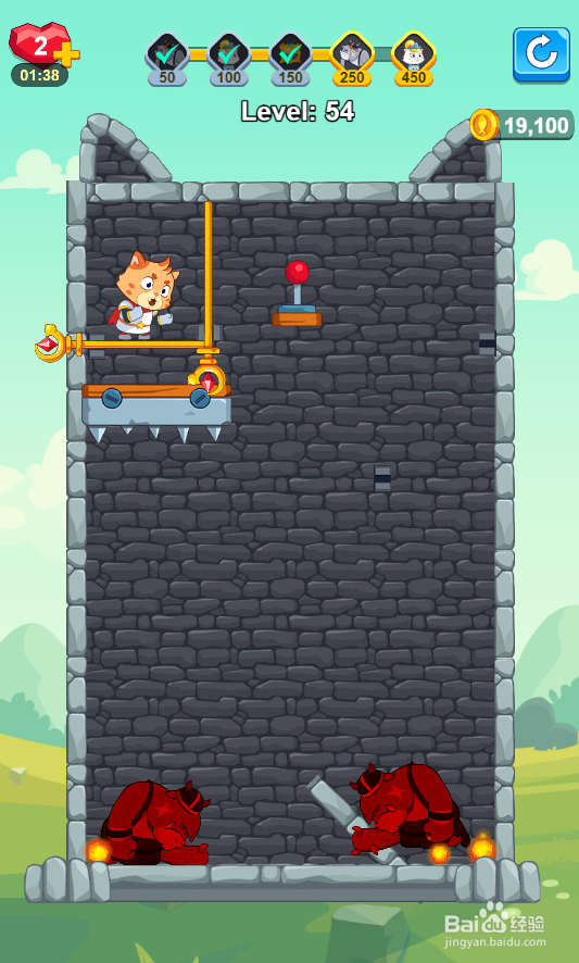 Hero Mission 2的Level 54怎样通过？