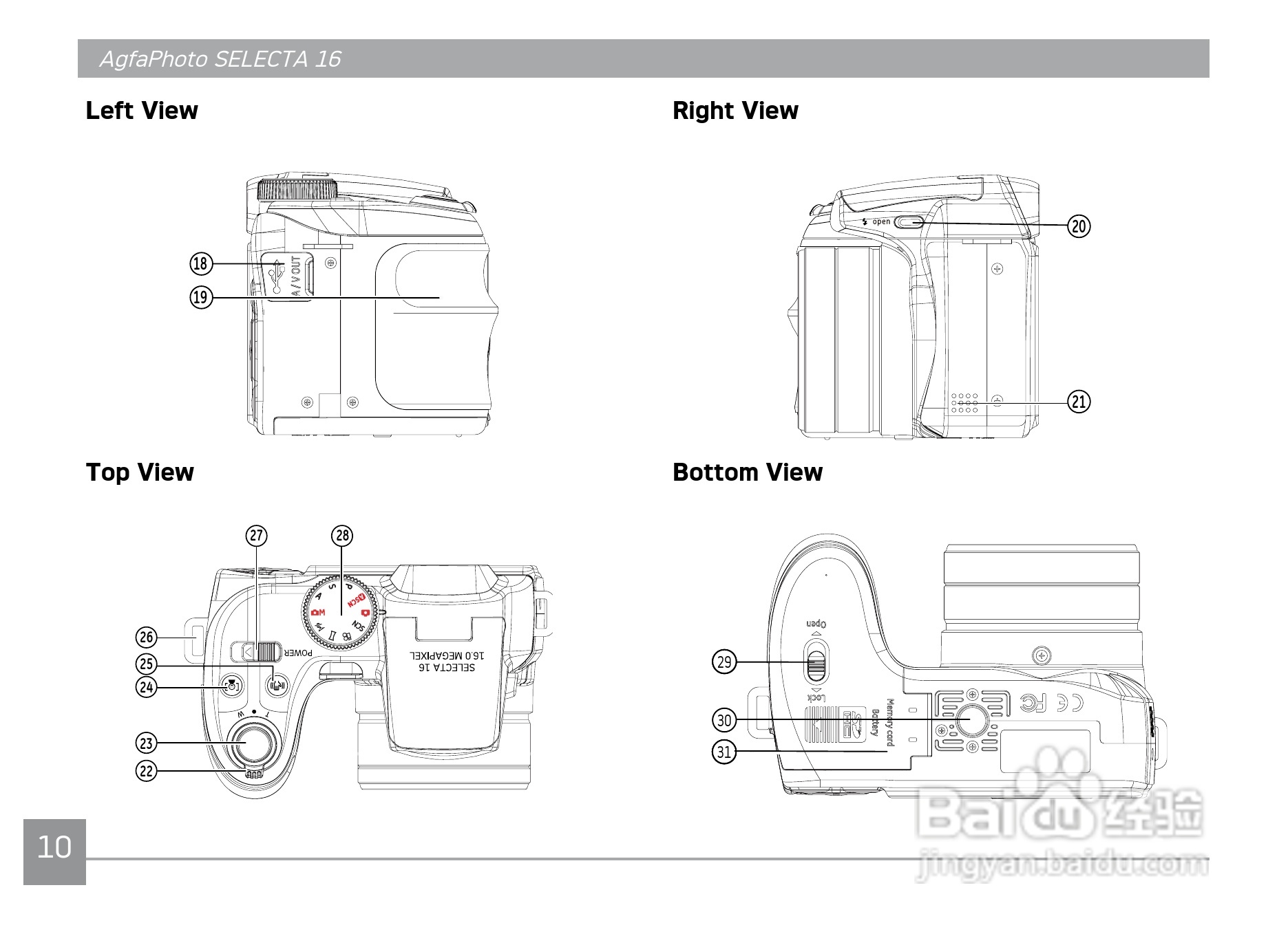 爱克发AgfaPhoto SELECTA 16数码相机使用说明书:[2]