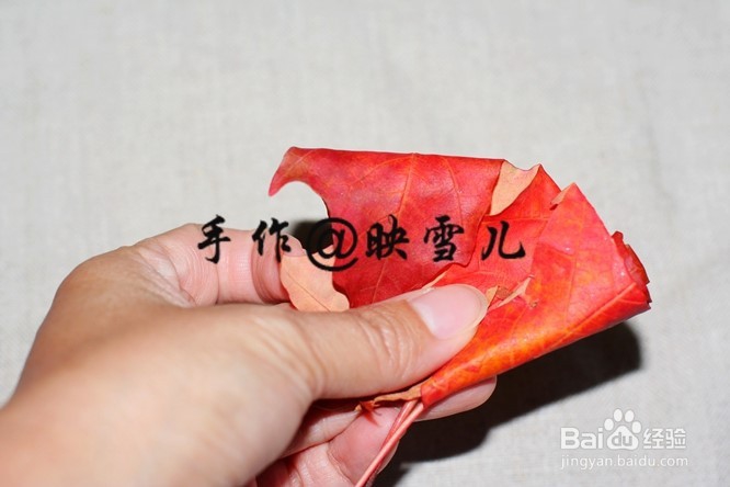 如何用叶子做玫瑰花