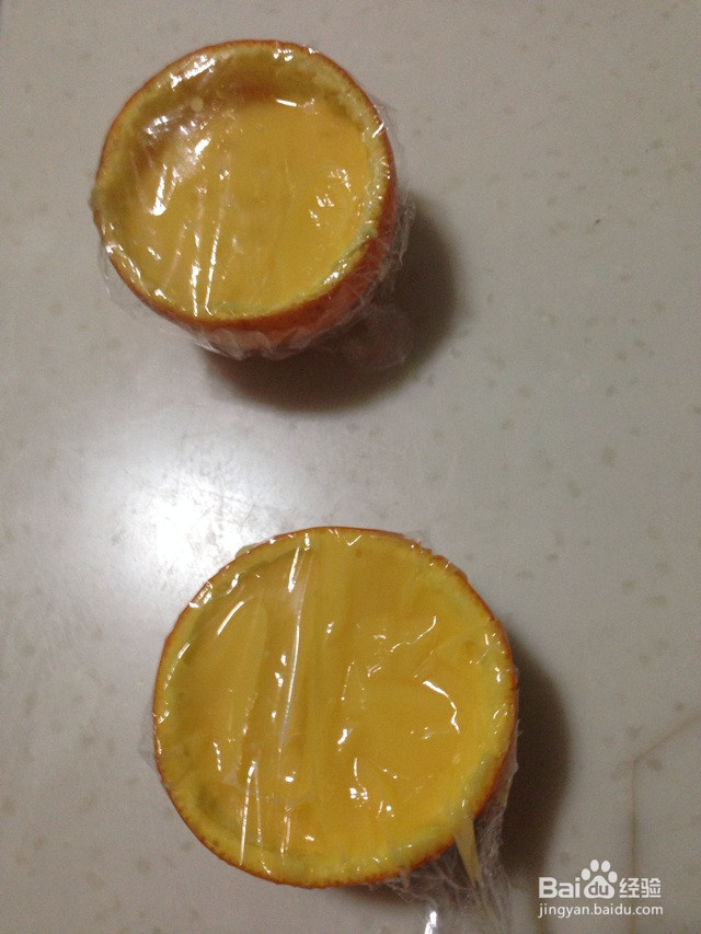 橙香鸡蛋羹的做法