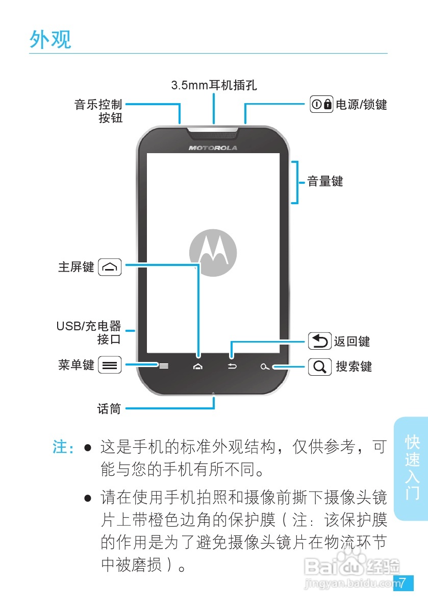 摩托罗拉XT553手机使用说明书:[1]
