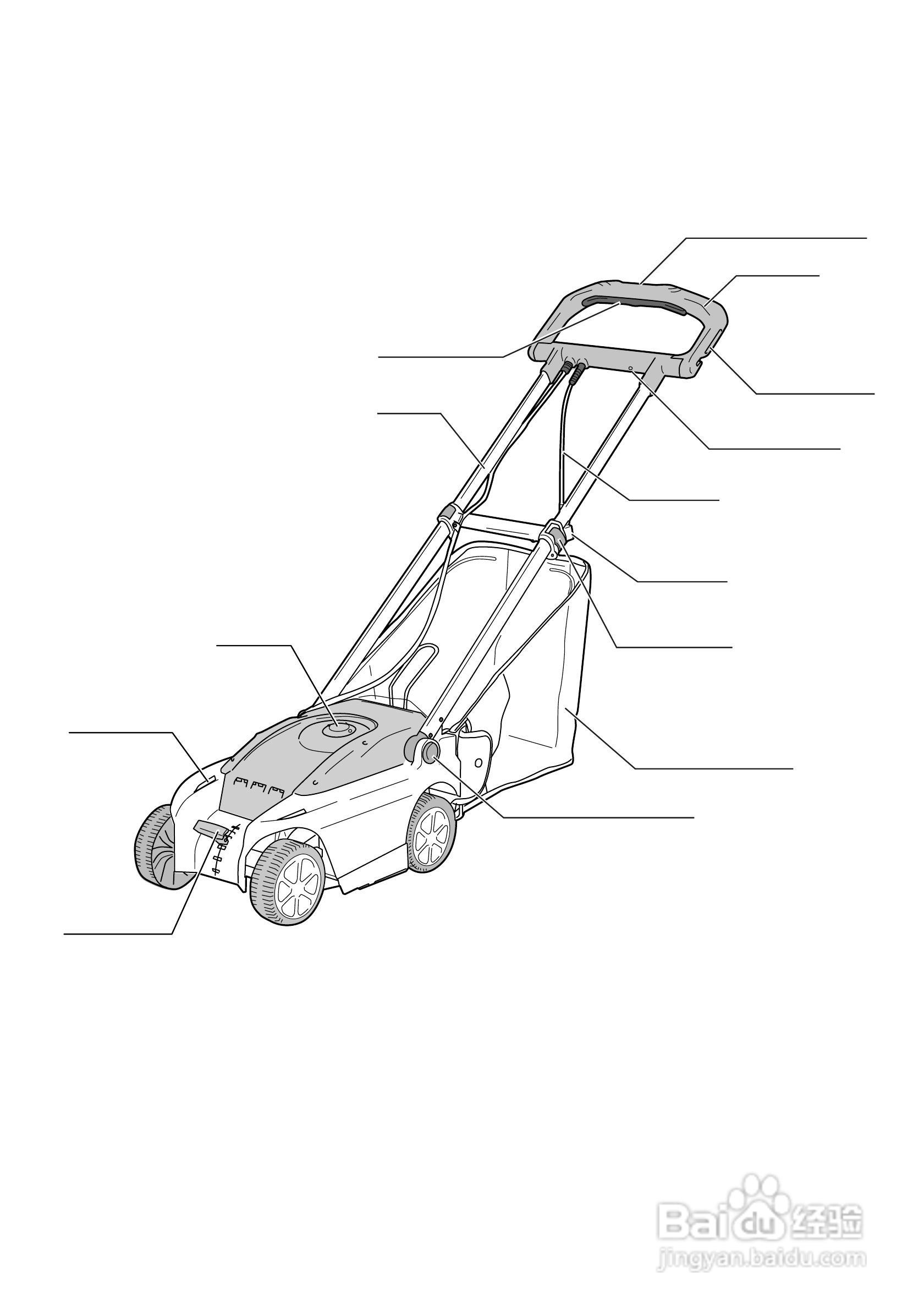RYOBI LMR-2300手推式电动割草机说明书:[1]