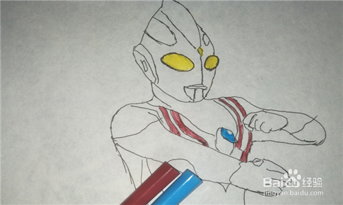 杰克奥特曼一步一步画