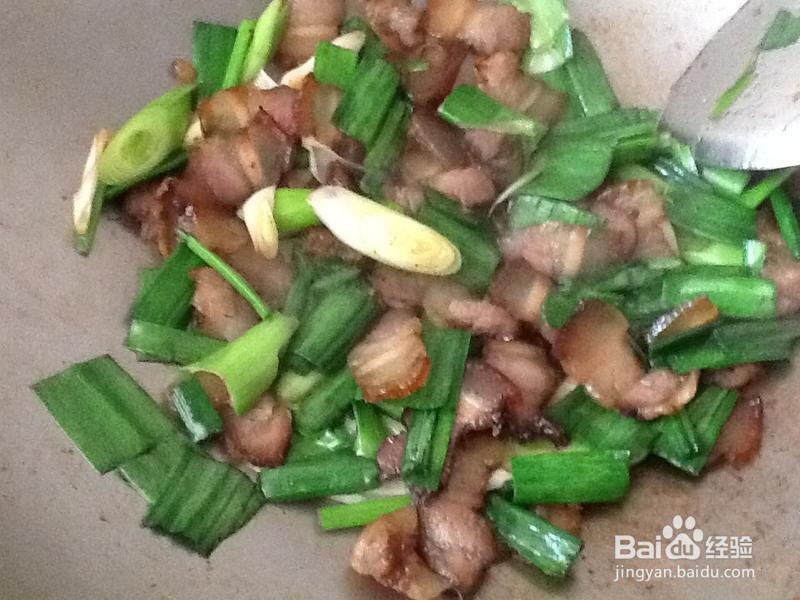 菜谱大全：蒜苗炒腊肉