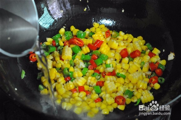 青辣椒炒玉米