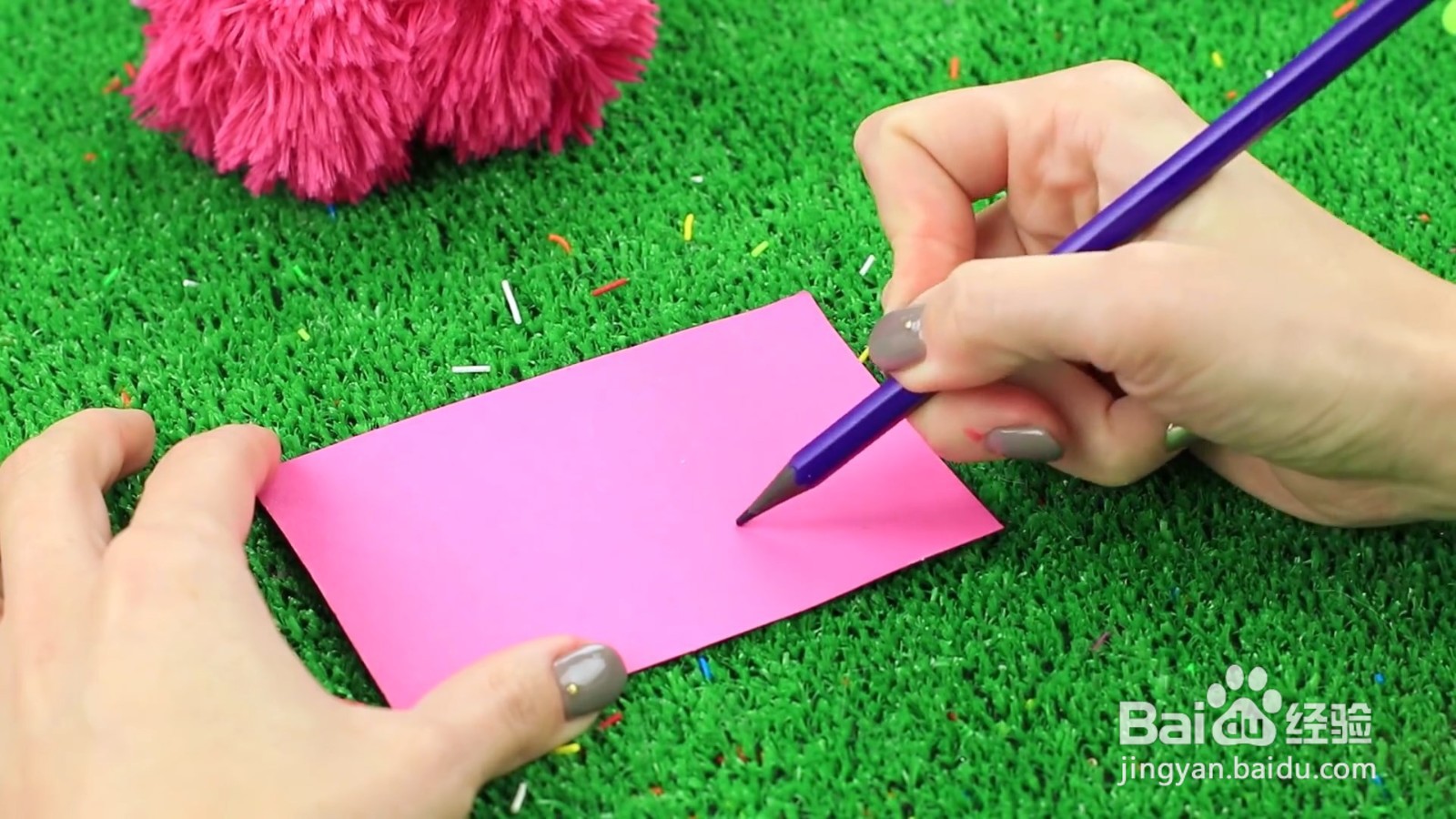 怎样制作毛绒植物花盆装饰品