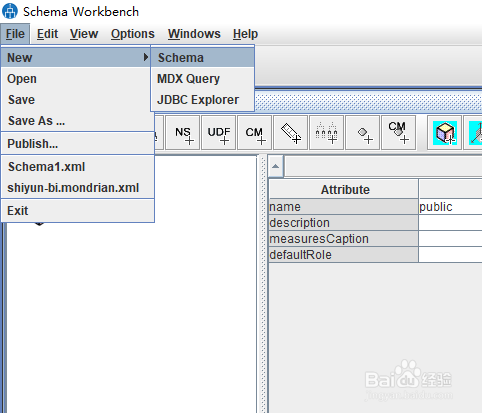 workbench创建cube示例,基于pentaho平台