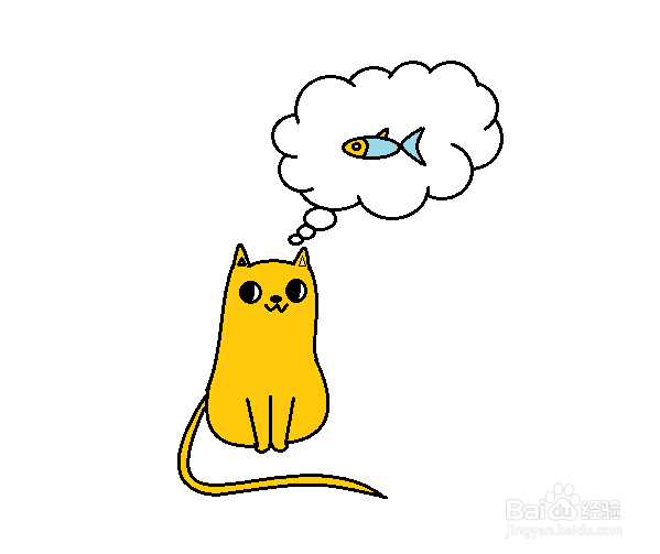 <b>想吃鱼的猫怎么画</b>
