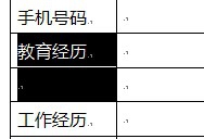 教你制作简单的个人简历！