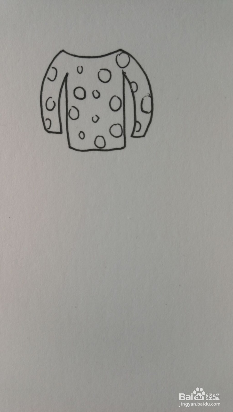 衣服的简笔画之画法三十五