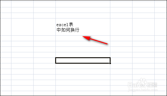 excel表格如何换行