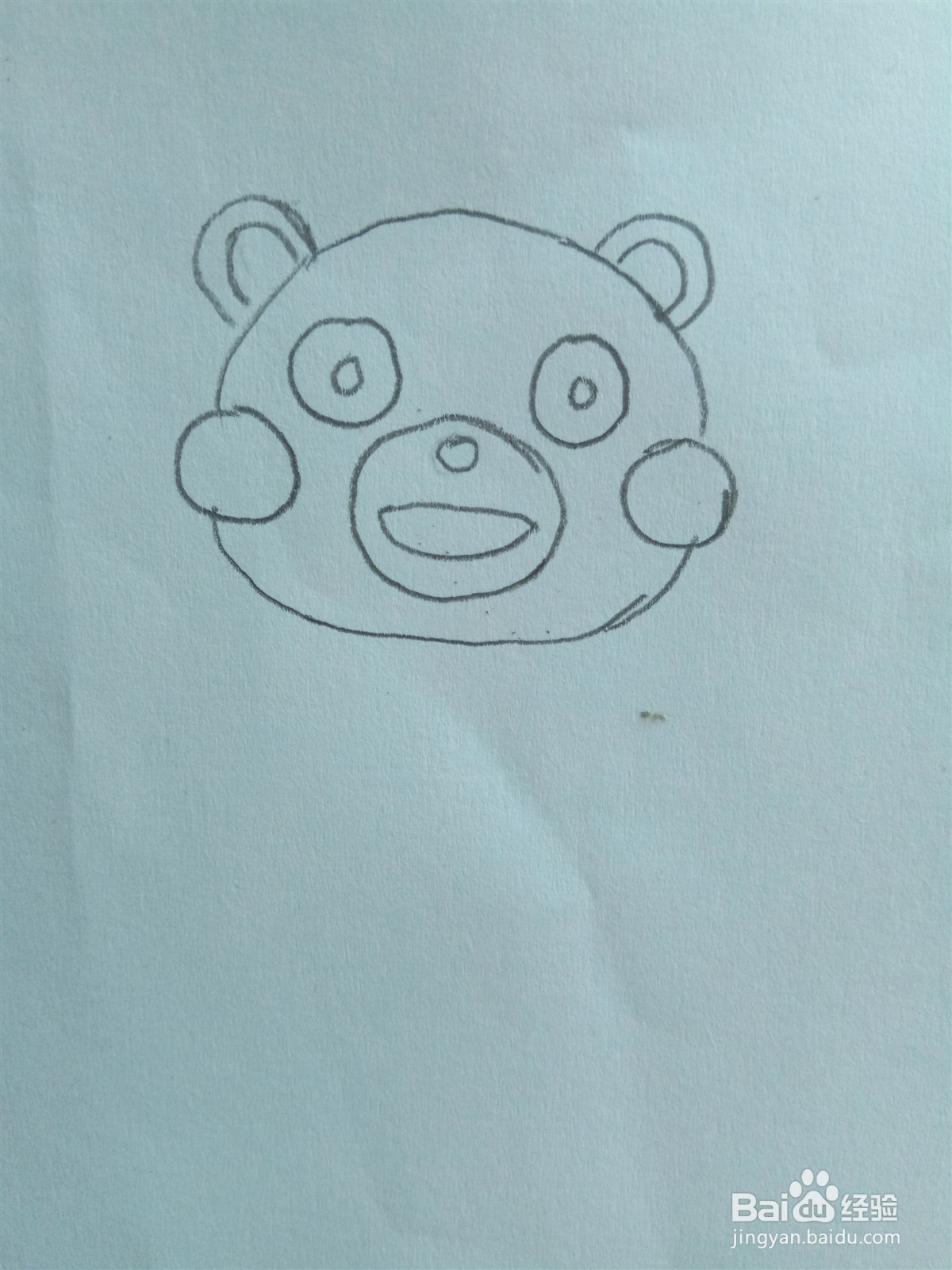 熊本熊的简笔画怎么画