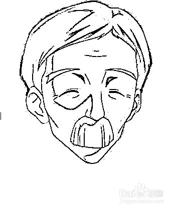 简笔画-如何画Q版人物幸村俊夫的简笔画