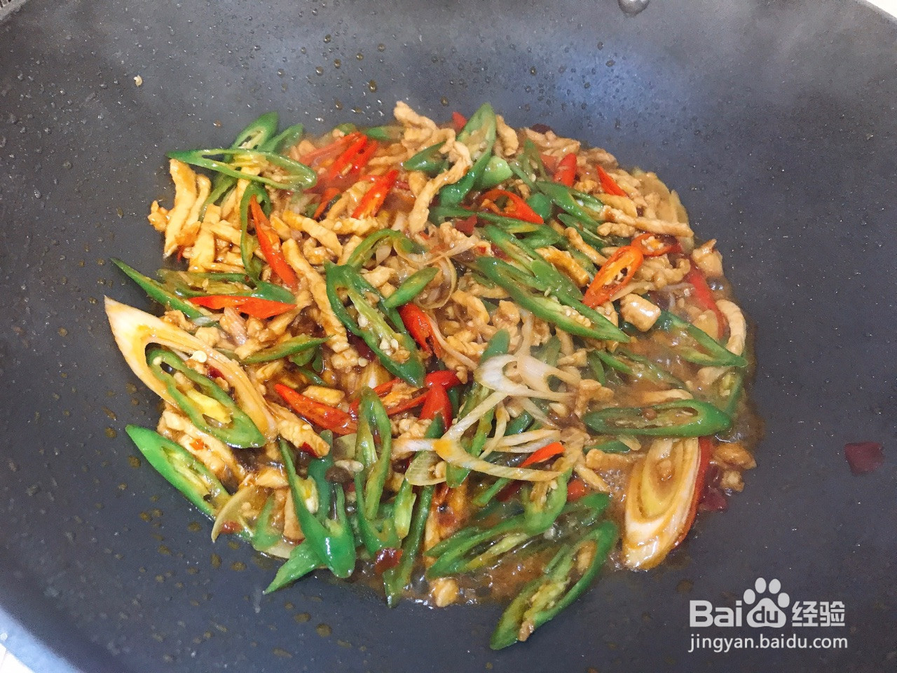 青椒鸡丝面的做法