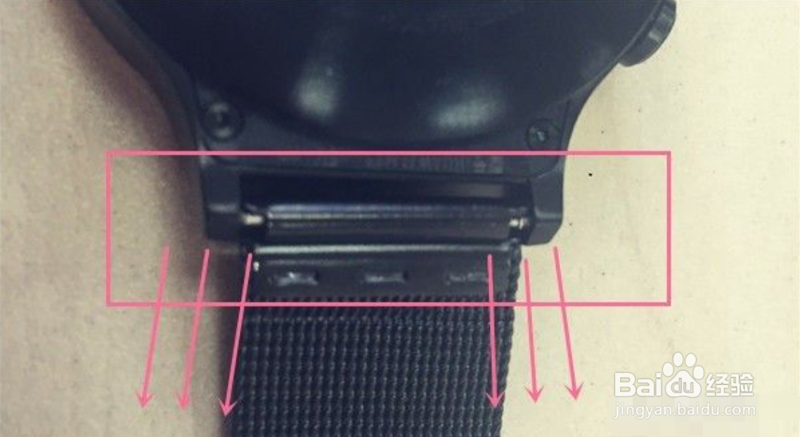 华为watch fit表带怎么拆