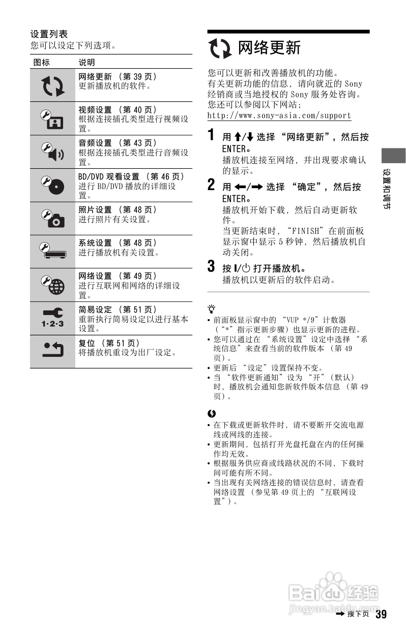 索尼BDP-S185蓝光播放机使用说明书:[2]
