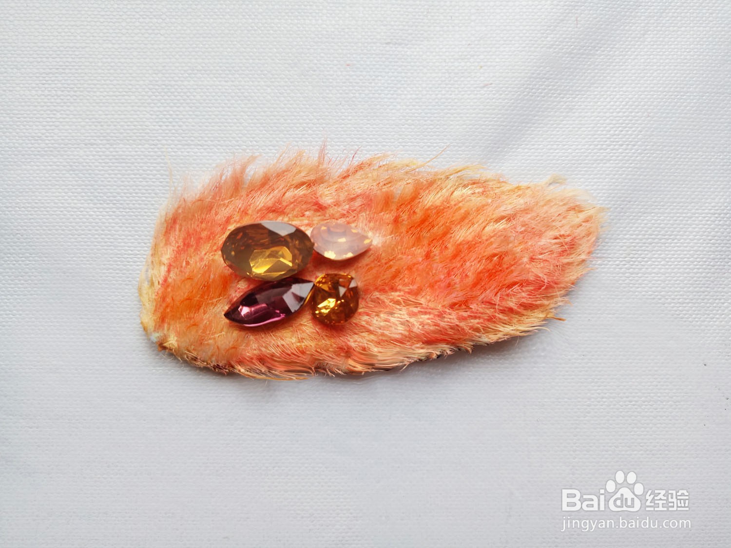 芒果核发夹的做法