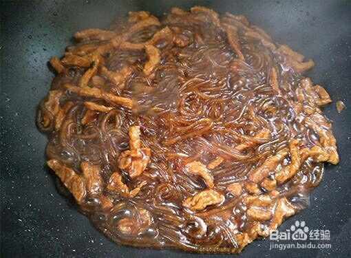 自制韭菜粉条炒肉的做法