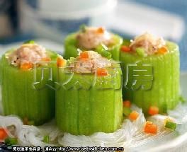 荤菜系列(二)[1]肉馅蒸丝瓜