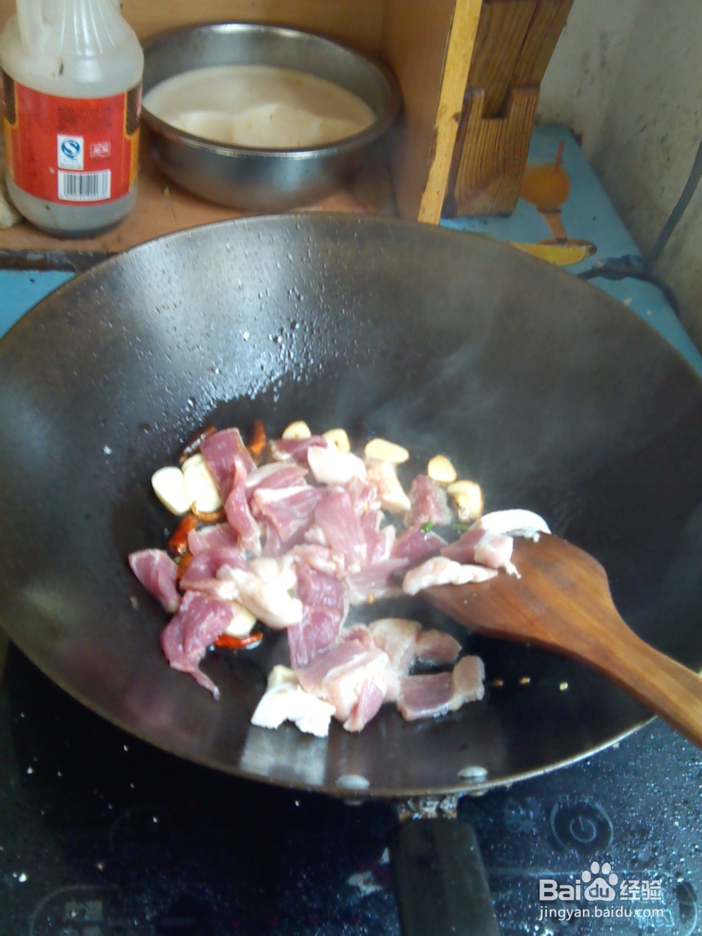 苦味菜蕨菜炒肉