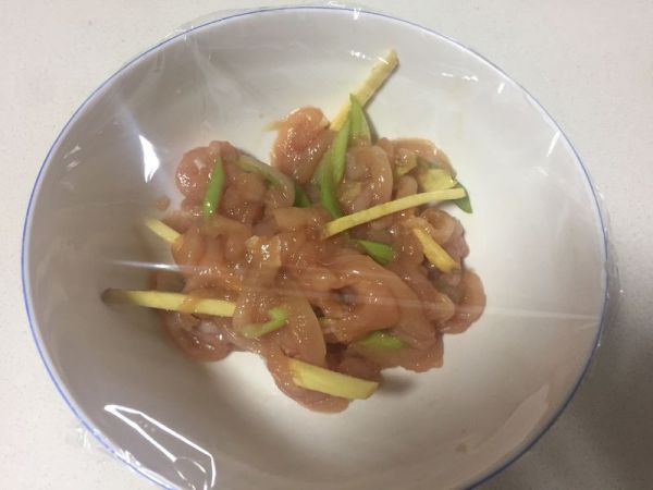鸡丝菌菇青菜粥